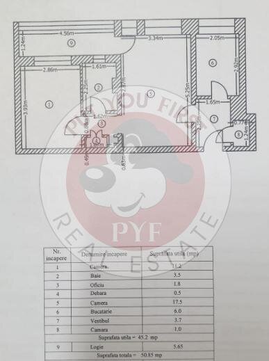 Gorjului | Apartament 2 camere | Semidecomandat | 51mp | B11571